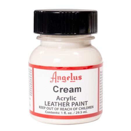 Angelus Acrylic Leather Paint 1 oz Cream - Image 2